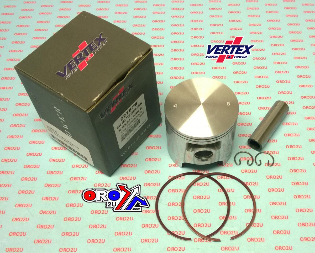 Vertex Piston Kit Vertex 64.0 a Gas Gas Txt 200 2002, Vertex 22767a