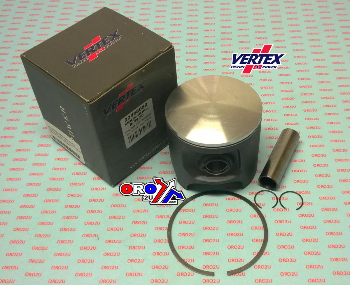 VERTEX PISTON KIT  89.5 HONDA CR/CRE 500 85-01 RACE,  22458050 OS+0.50 RACE