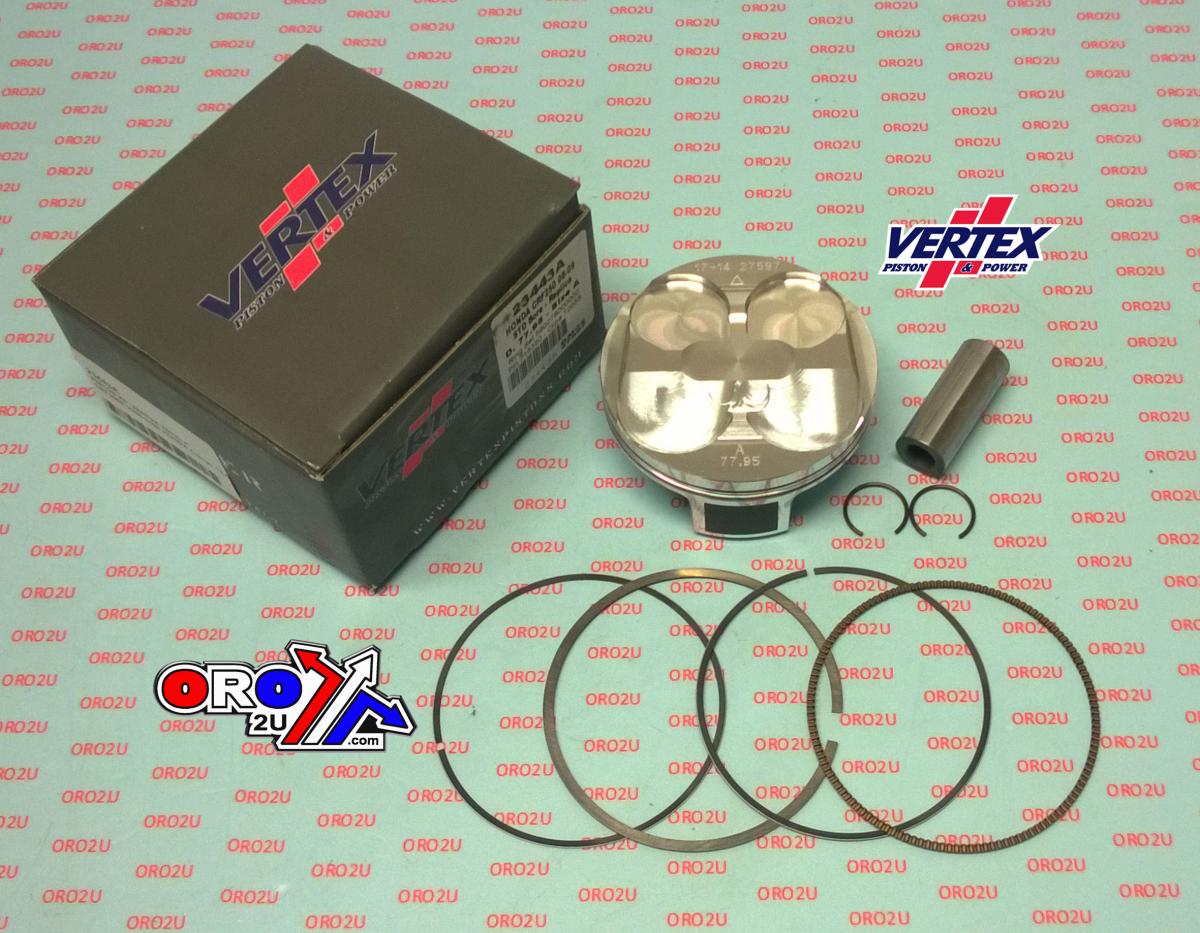 Vertex Piston Kit Vertex 78.0 B Honda CRF 250 08-09, Vertex 23443b Compr 13,0:1