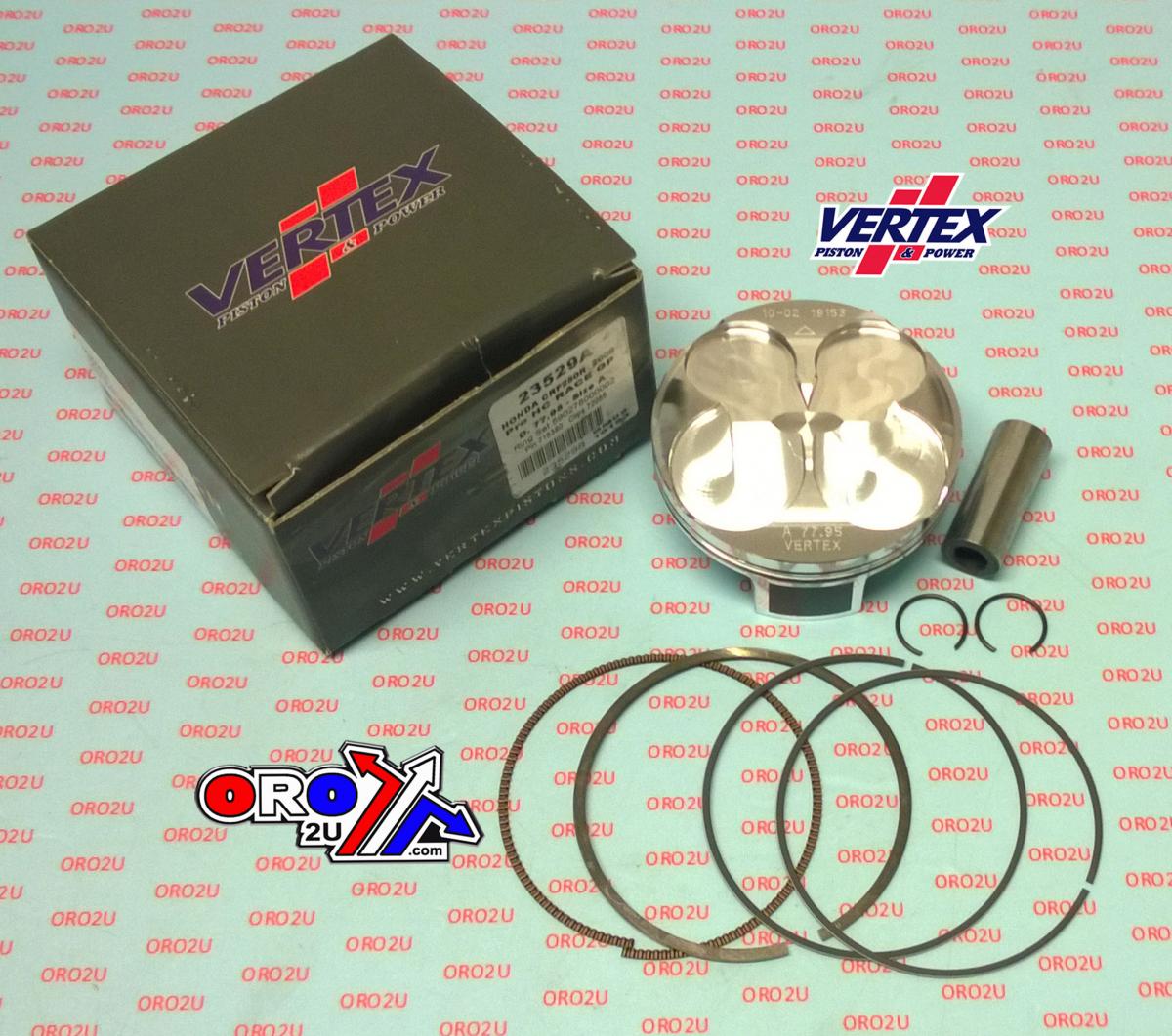 Vertex Piston Kit Vertex 78.0 a Hc Honda CRF 250r 2009, Vertex 23529a Gp Racer Choice Hc Compr 13,7:1