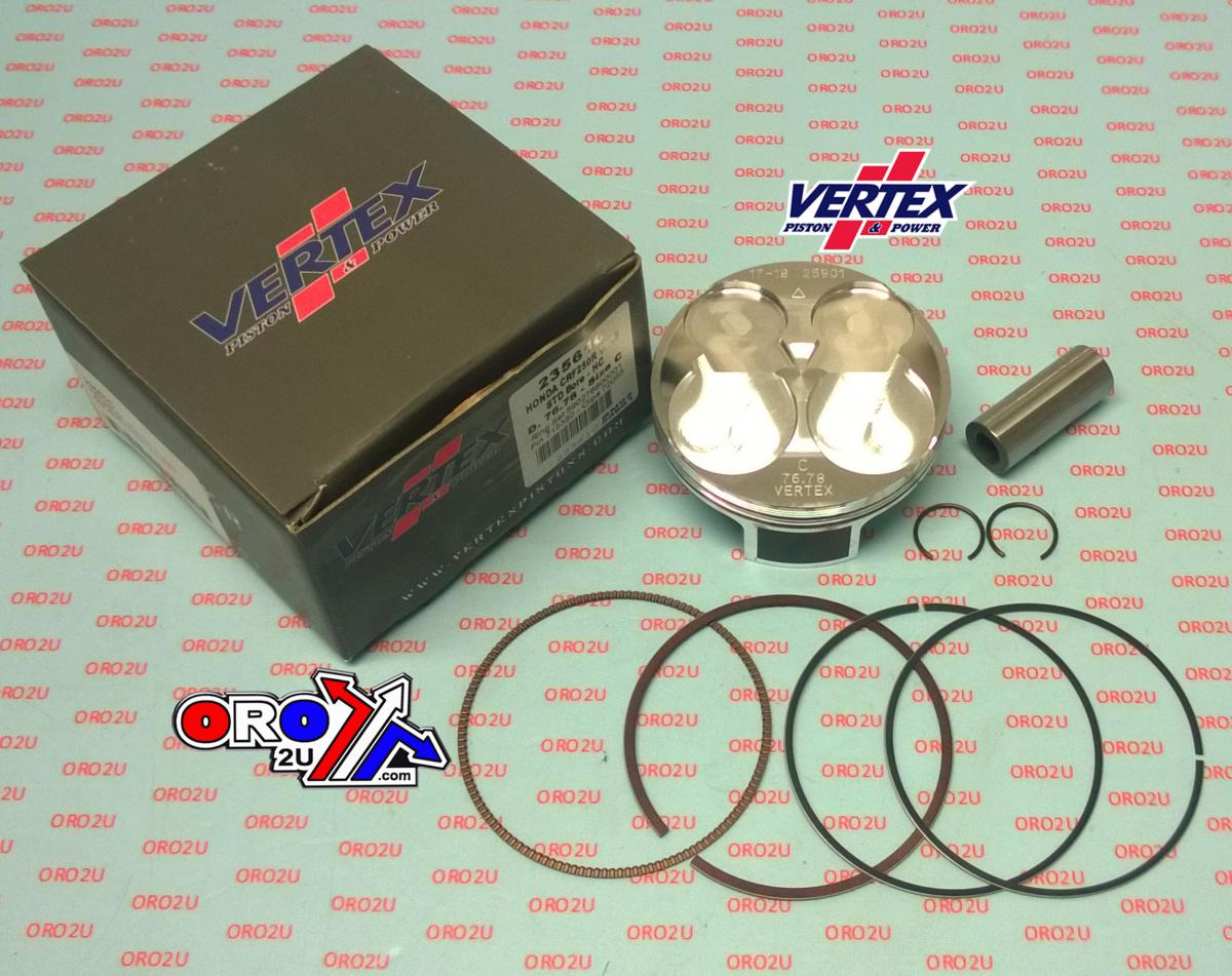 Vertex Piston Kit Vertex 76.8 B Hc Honda CRF 250 10-13, Vertex 23561b Hc Compr 14,1:1