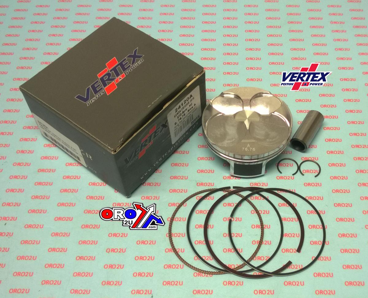 Vertex Piston Kit Vertex 76.8 C Hc Honda CRF 250 16-17, Vertex 24120c Hc Compr 14,3:1