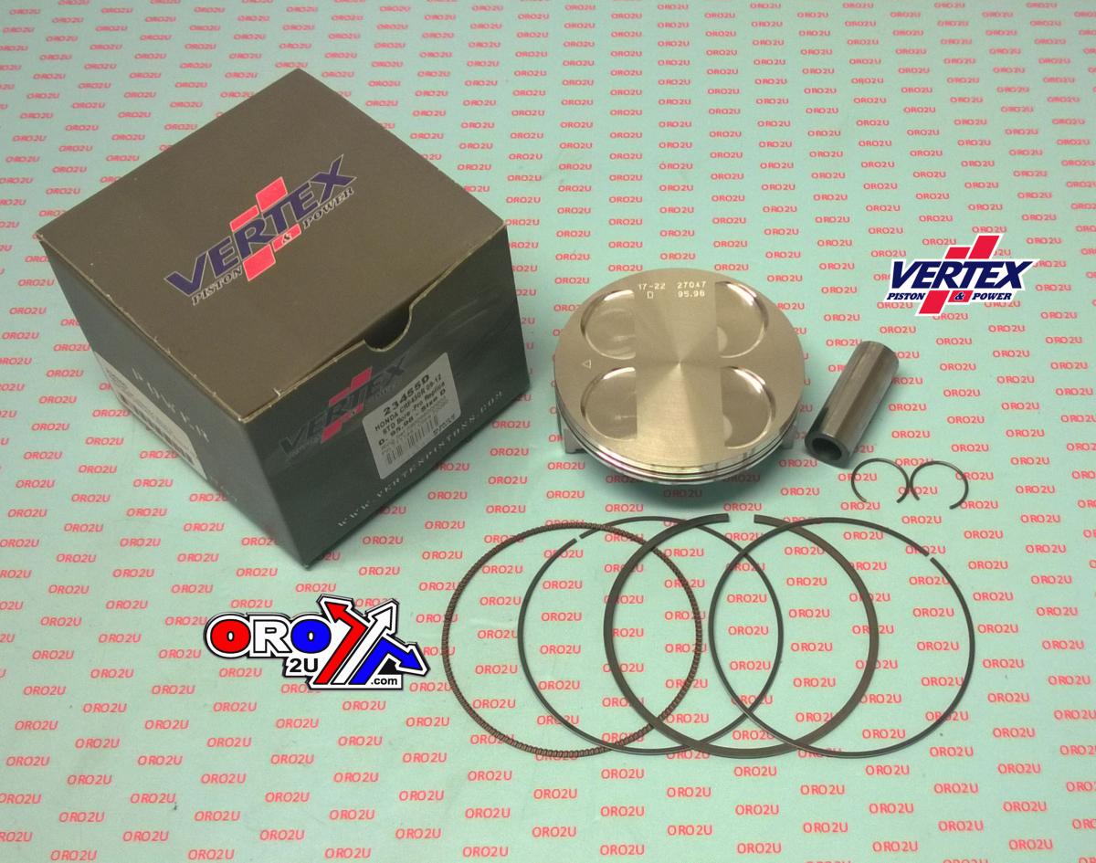 Vertex Piston Kit Vertex 96.0 a Honda CRF 450 09-12, Vertex 23455a Compr 12,0:1