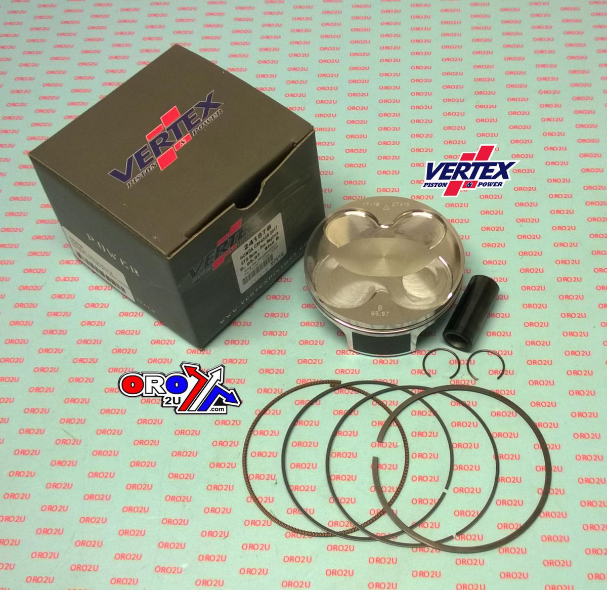 Vertex Piston Kit Vertex 96.0 C Honda CRF 450 R/rx 17-18, Vertex 24187c Compr 13,5:1