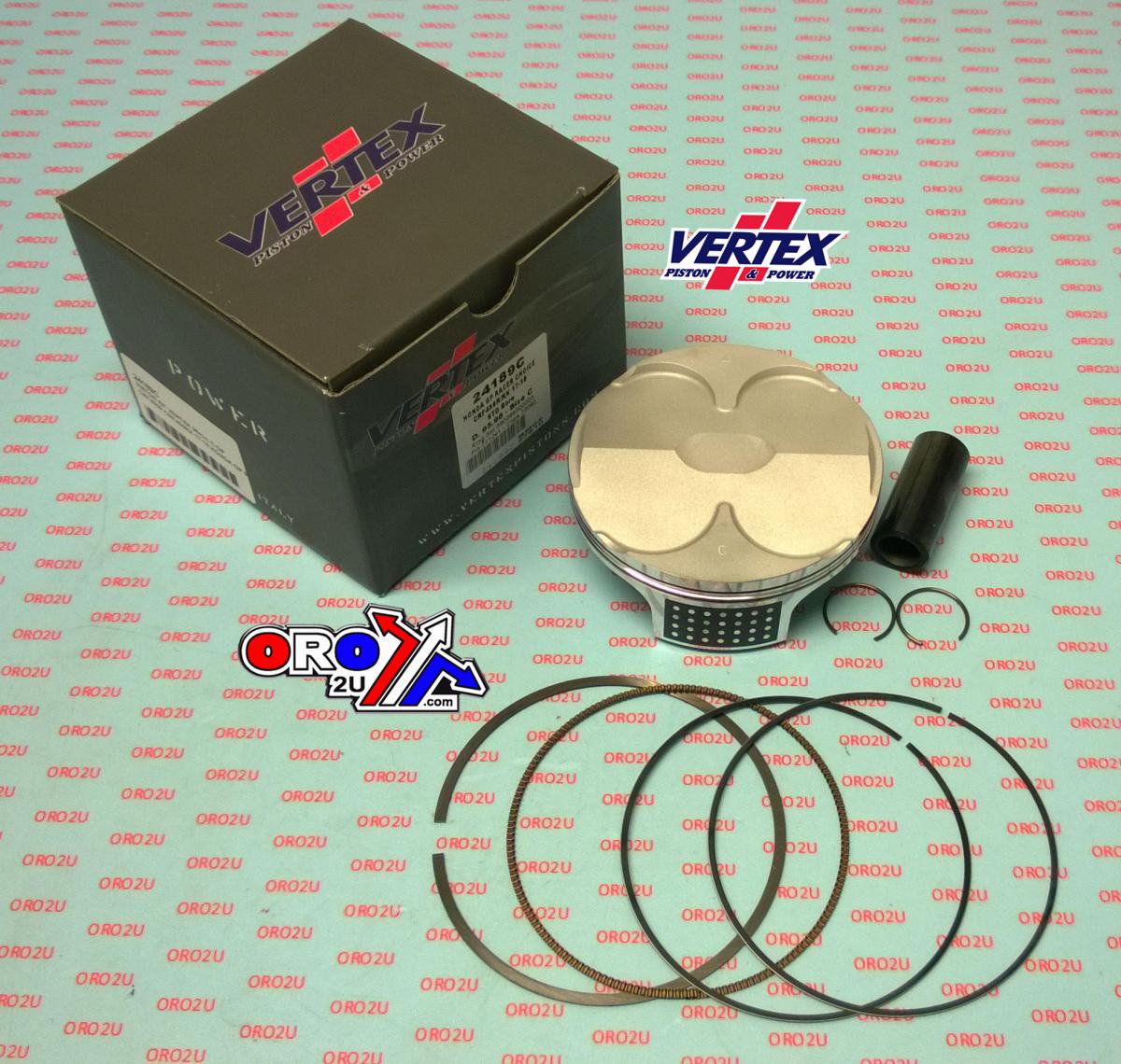 Vertex Piston Kit Vertex 96.0 C Gp Honda CRF 450 R/rx 17-18, Vertex 24189c Hc Compr 13,9:1 Gp Racers Choice