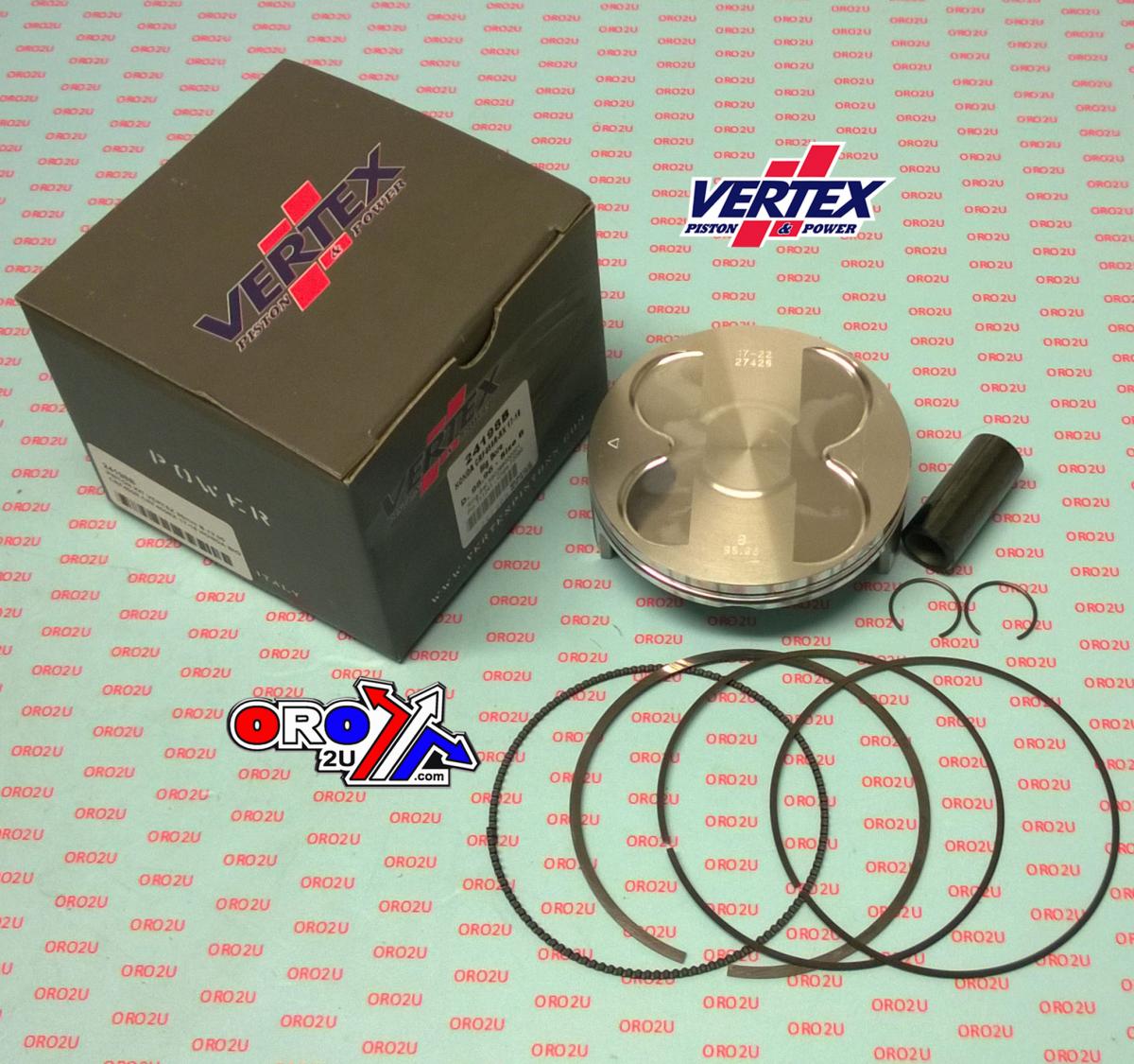 Vertex Piston Kit Vertex 99.0 B Honda CRF 450 R/rx 17-22, Vertex 24198b Os+3:00 Big Bore Compr 13,5:1