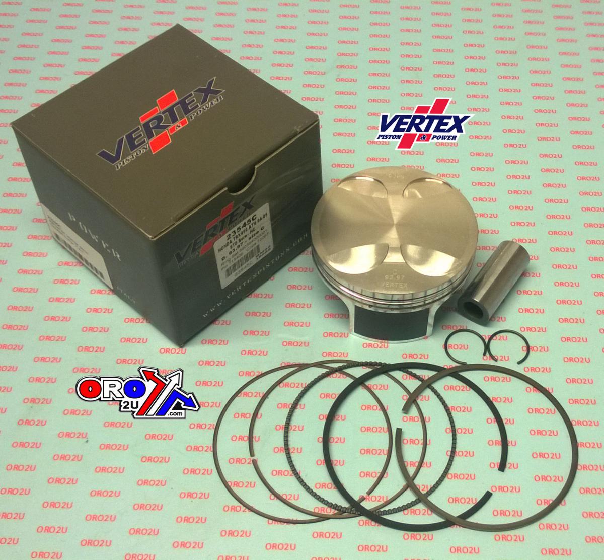 Vertex Piston Kit Vertex 94.0 C Hc Honda Trx 450 04-05, Vertex 23545c Hc Compr 11,5:1