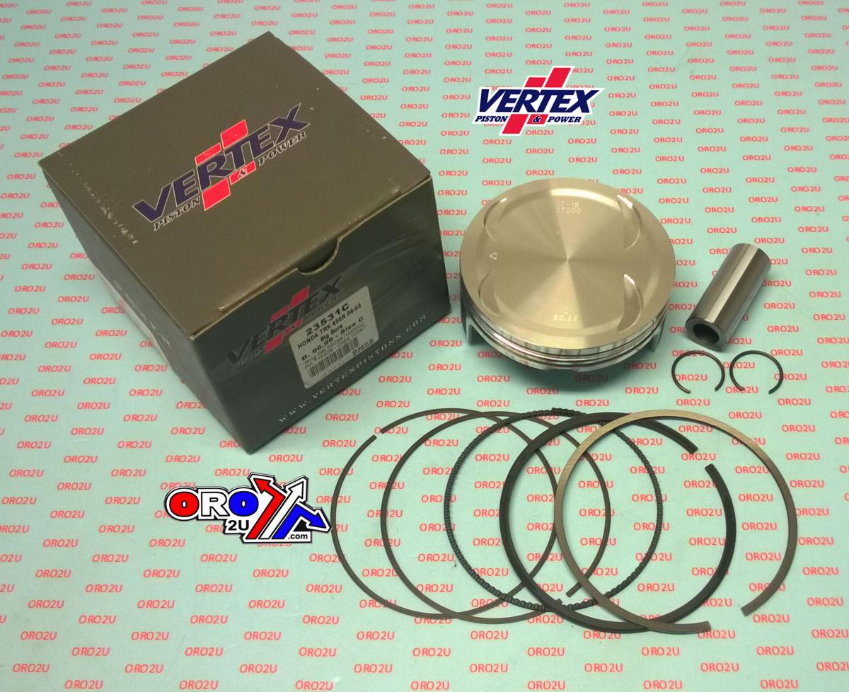 Vertex Piston Kit Vertex 97.0 B Honda Trx 450 04-05, Vertex 23531b Os +3.00 Big Bore Xl