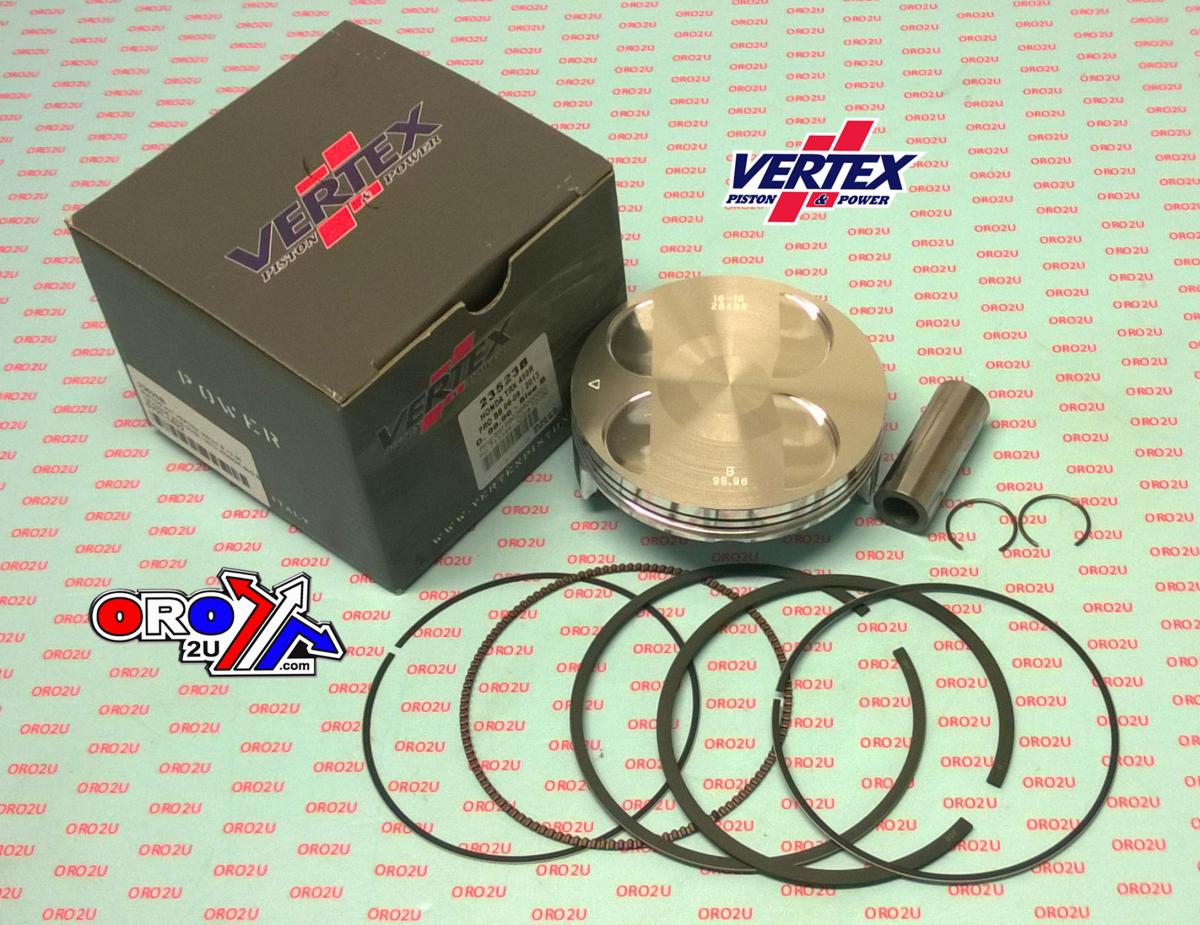 Vertex Piston Kit Vertex 99.0 C Honda Trx 450 06-09/2013, Vertex 23523c Os +3.00 Big Bore Compr 12,0:1