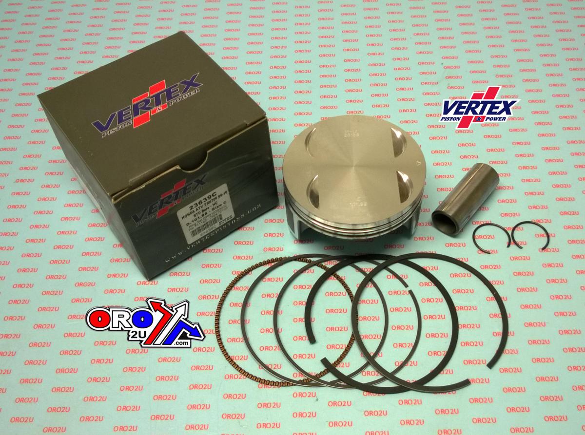 Vertex Piston Kit Vertex 102.0 C Hc Honda Trx 700 08-10, Vertex 23639c Hc