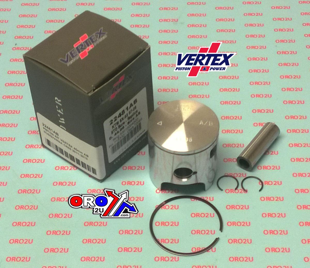 Vertex Piston Kit Vertex 45.0 C/d Husky CR 65 11-13, Vertex 22481cd