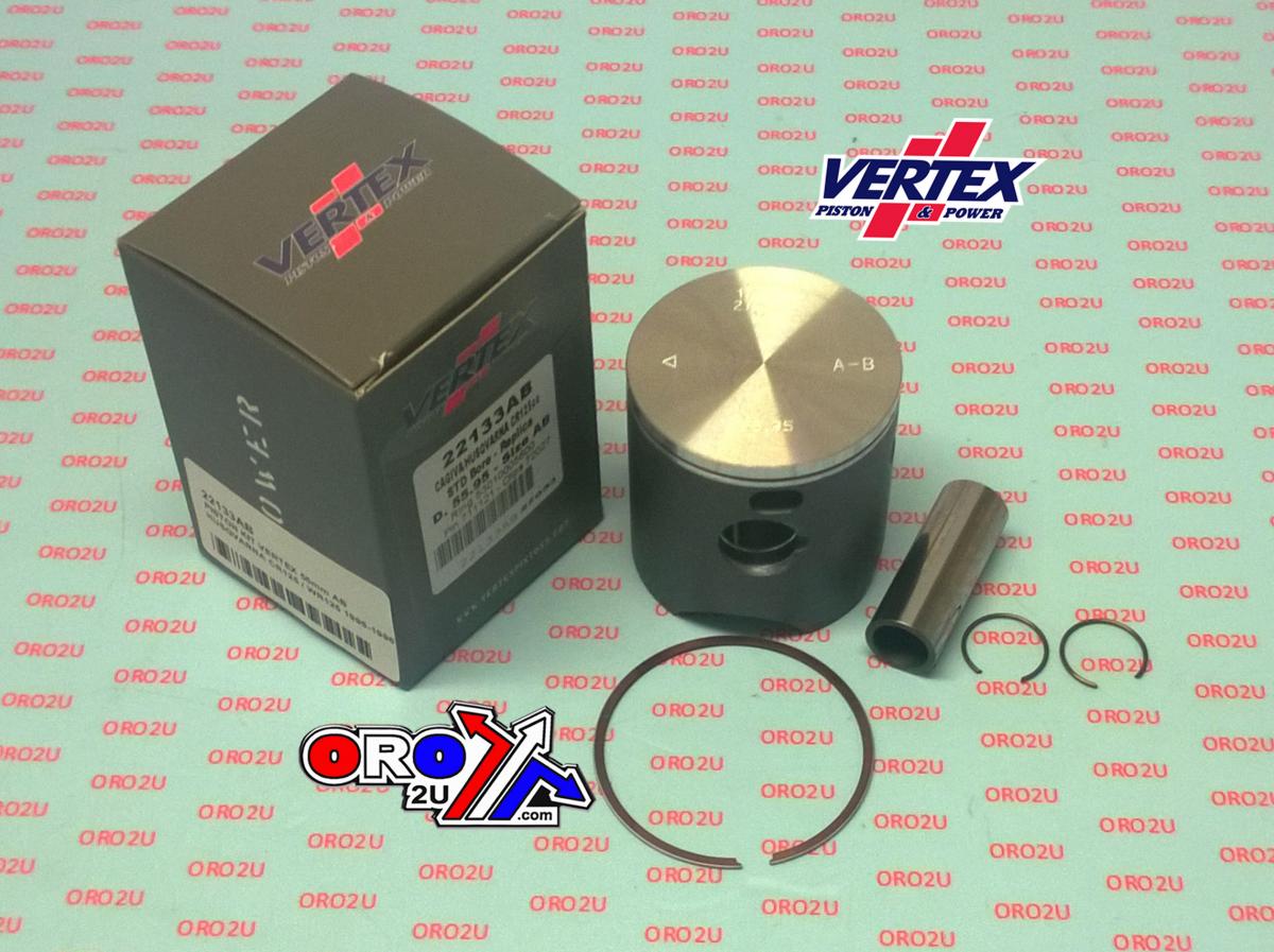 Vertex Piston Kit Vertex 56.00 E/f Husky CR/WR 125 95-96, Vertex 22133ef