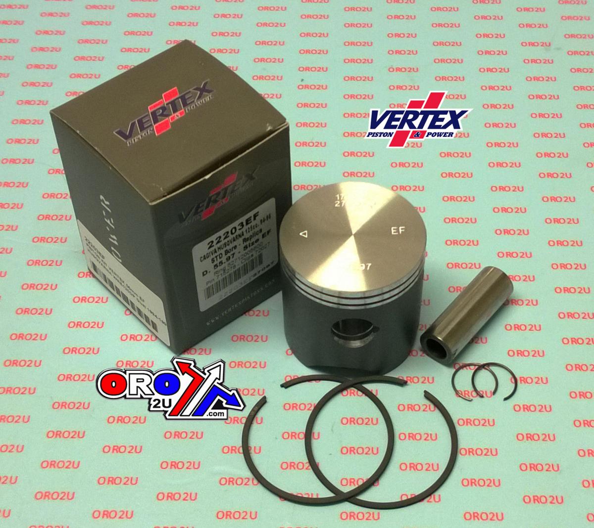 Vertex Piston Kit Vertex 56 C/d Husky Wre 125 Dp 94-96, Vertex 22203cd