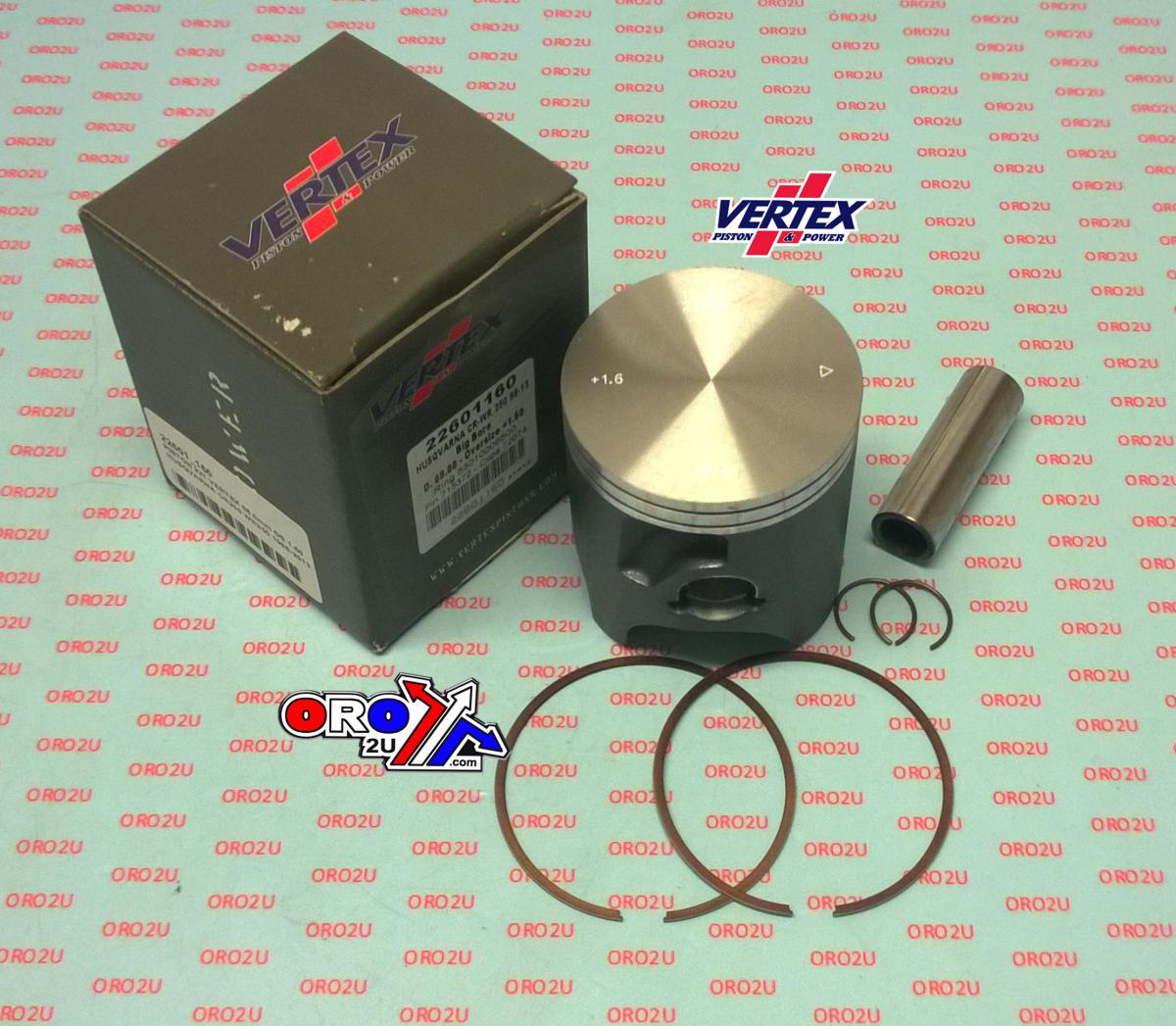 Vertex Piston Kit Vertex 66.4 C Husky CR/WR 250 98-13, Vertex 22601c Husqvarna