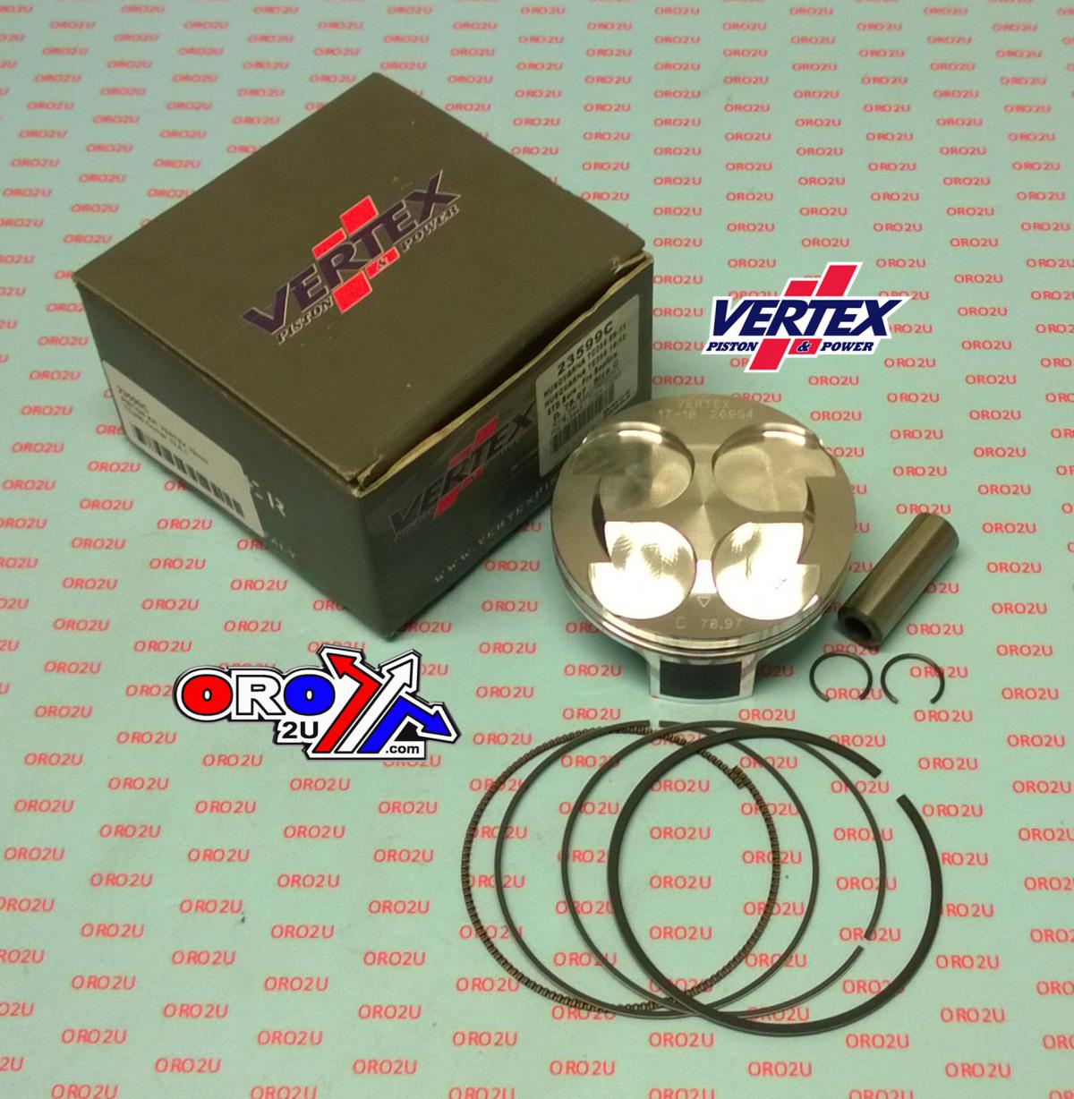 Vertex Piston Kit Vertex 79.0 a Husqvarna TC/TE 250 09-12, Vertex 23599a Compr 13,6:1
