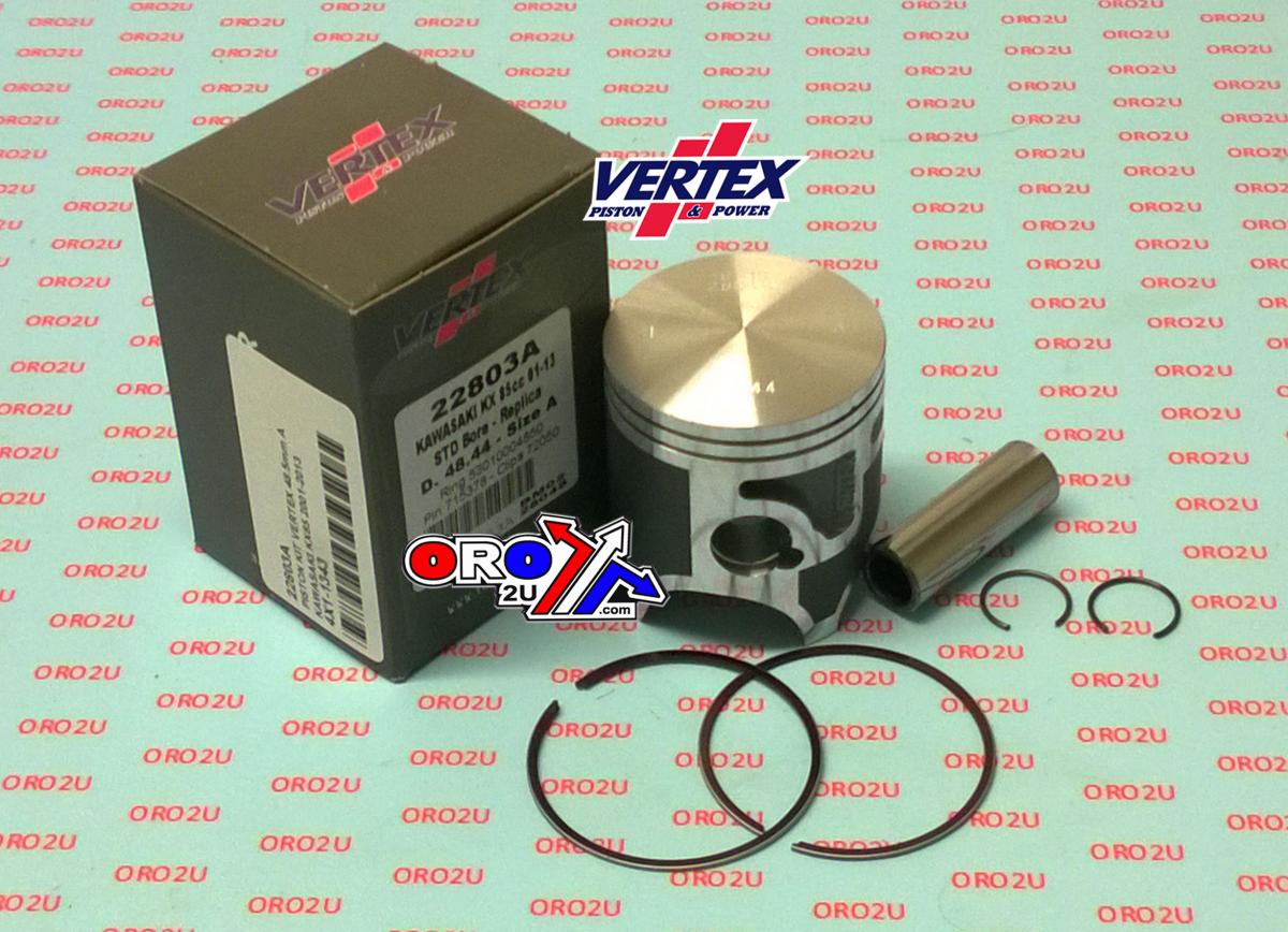 Vertex Piston Kit Vertex 48.5 D Kawasaki KX 85 01-13, Vertex 22803d