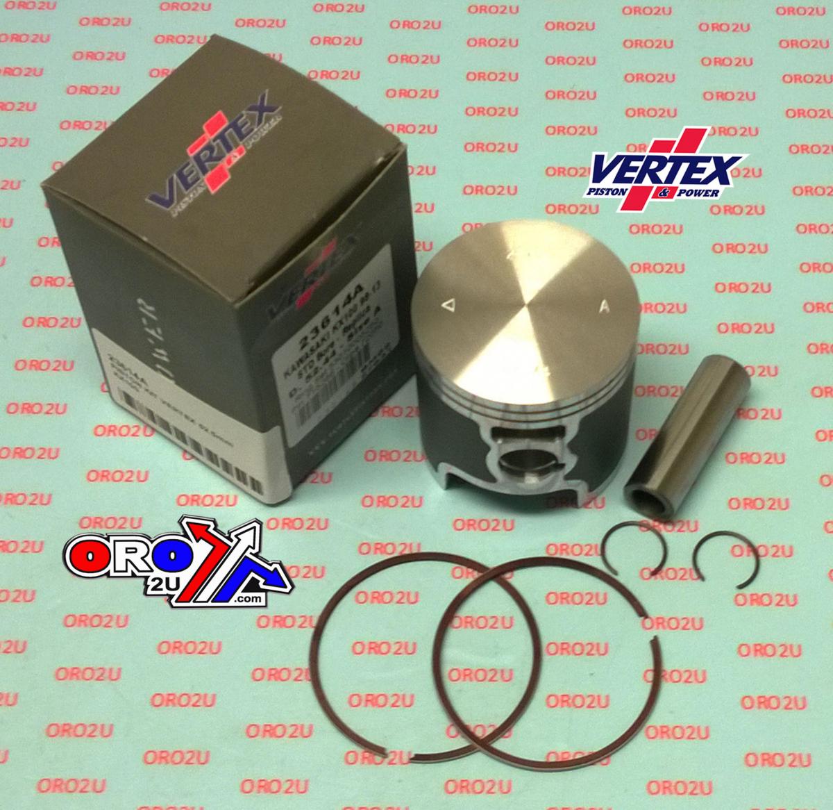 Vertex Piston Kit Vertex 53.0 Kawasaki KX 100 98-13, Vertex 23614050 Os +0.50