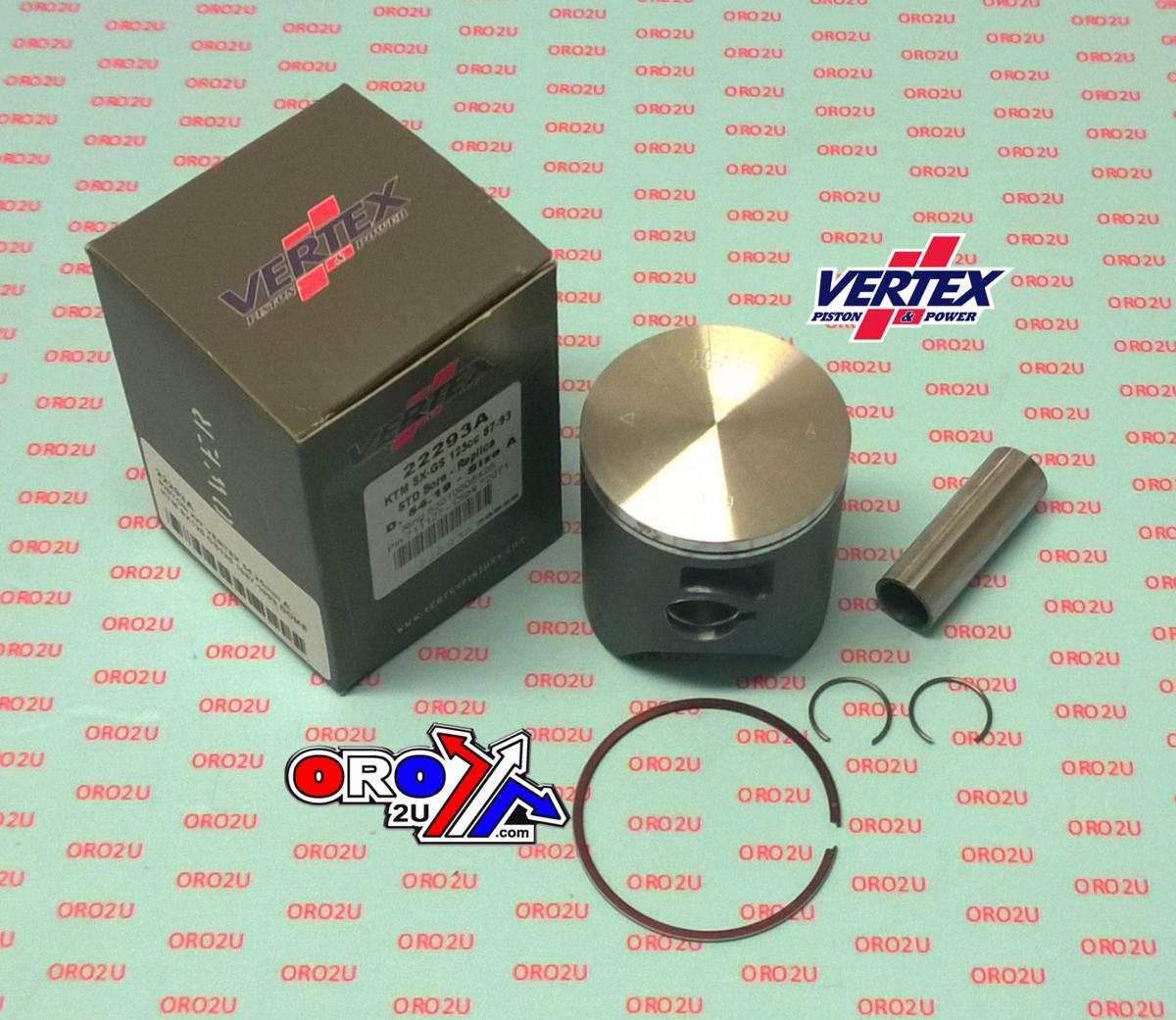 Vertex Piston Kit Vertex 54.5 a Kawasaki KX/kxe 125 95-97, Vertex 22306a