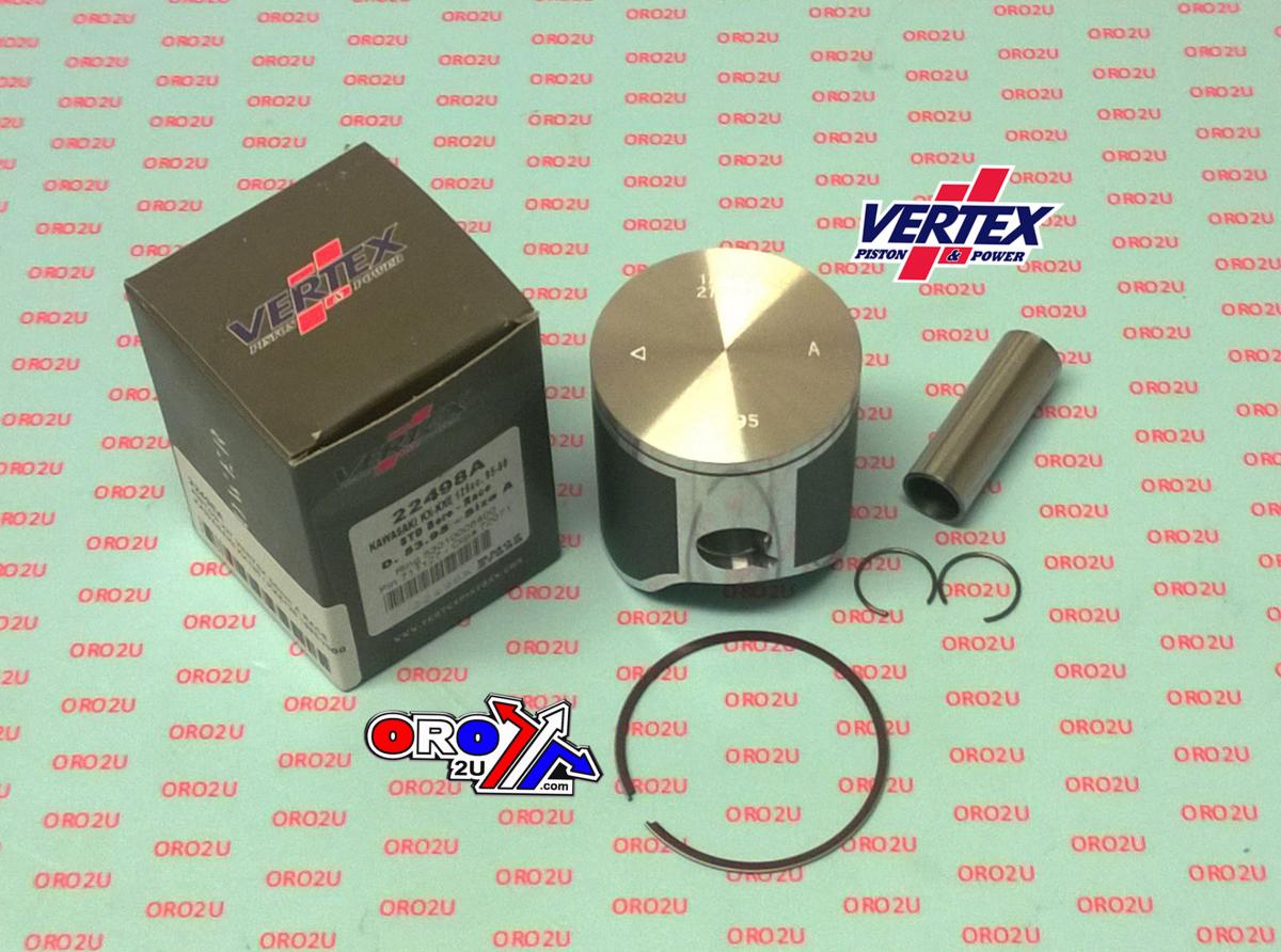Vertex Piston Kit Vertex 54.0 B Kawasaki KX/KXE125 95-00 Race, Vertex 22498b