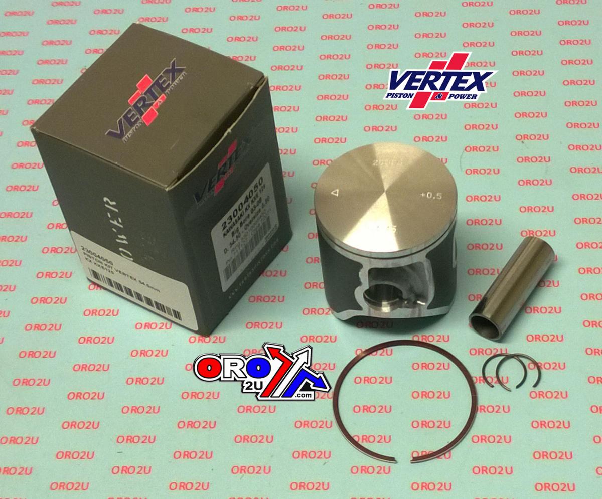 Vertex Piston Kit Vertex 56.0 Kawasaki KX/kxe 125 03-08, Vertex 23004200 Os +2.00
