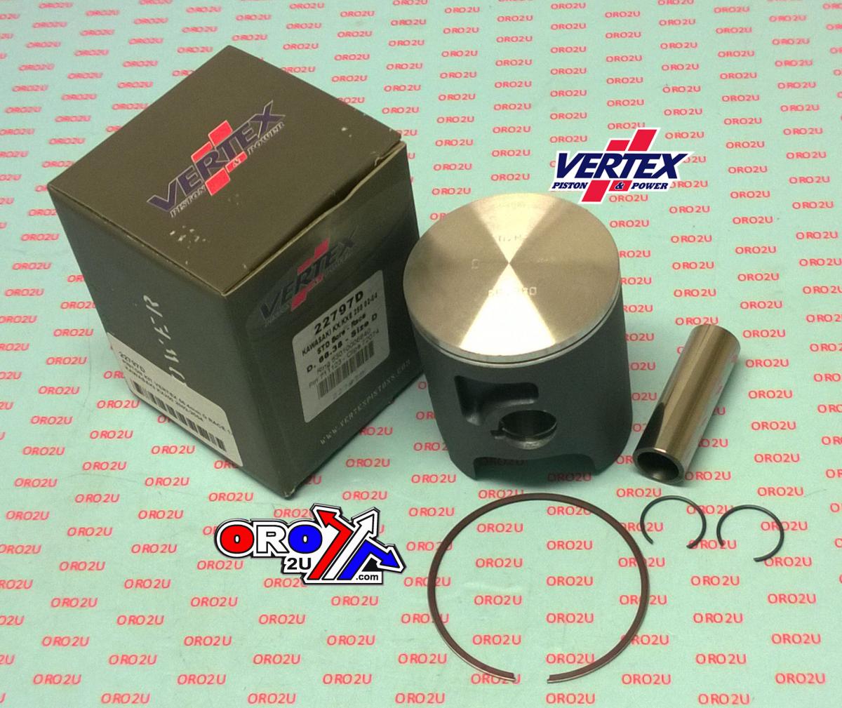 Vertex Piston Kit Vertex 66.4 a Kawasaki KX/kxe 250 02-04 Race, Vertex 22797a Single Ring