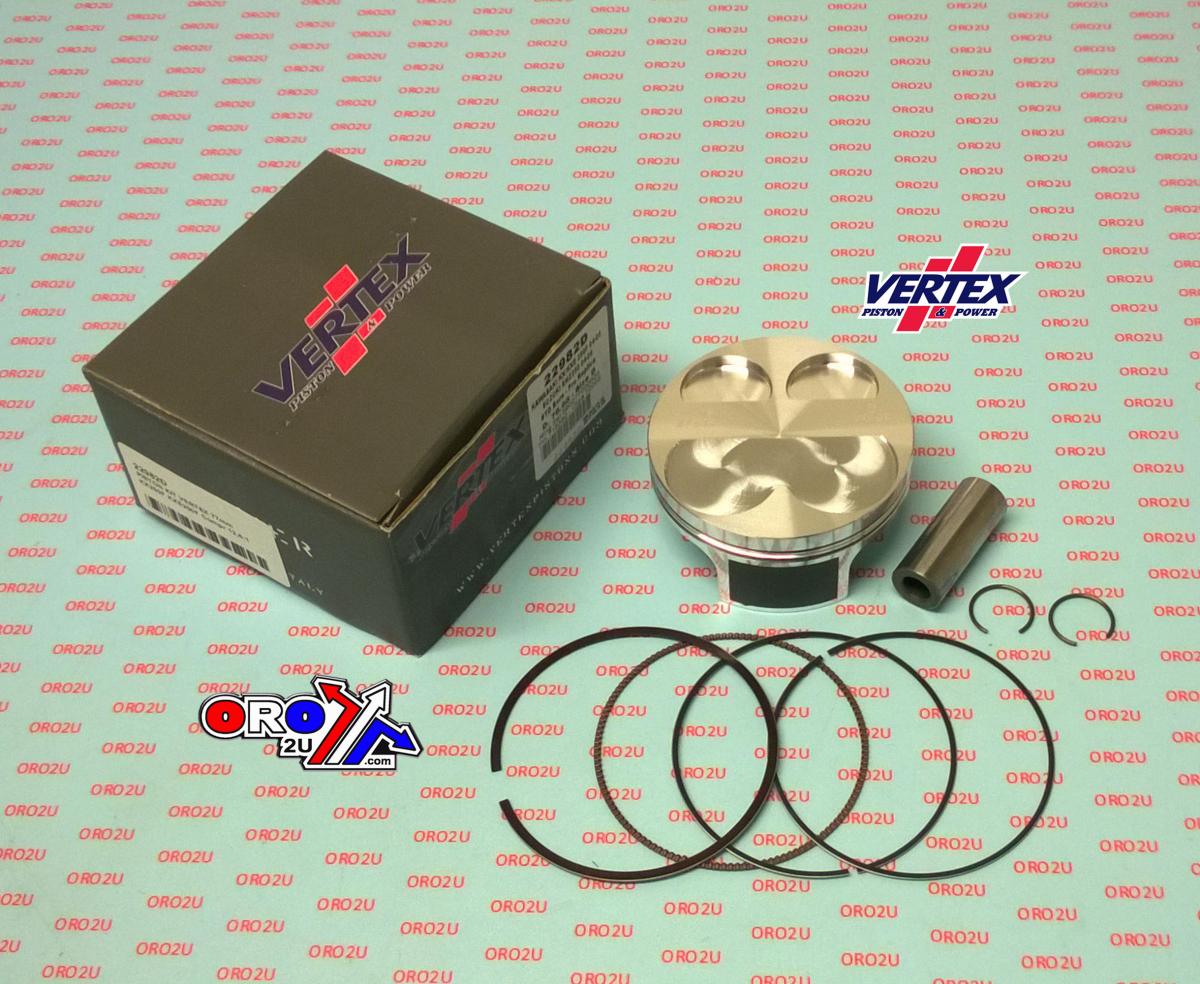 Vertex Piston Kit Vertex 77.0 D Suzuki RMZ 250 04-06, Vertex 22982d Kaw KX/kxe 250 Compr 12,6:1