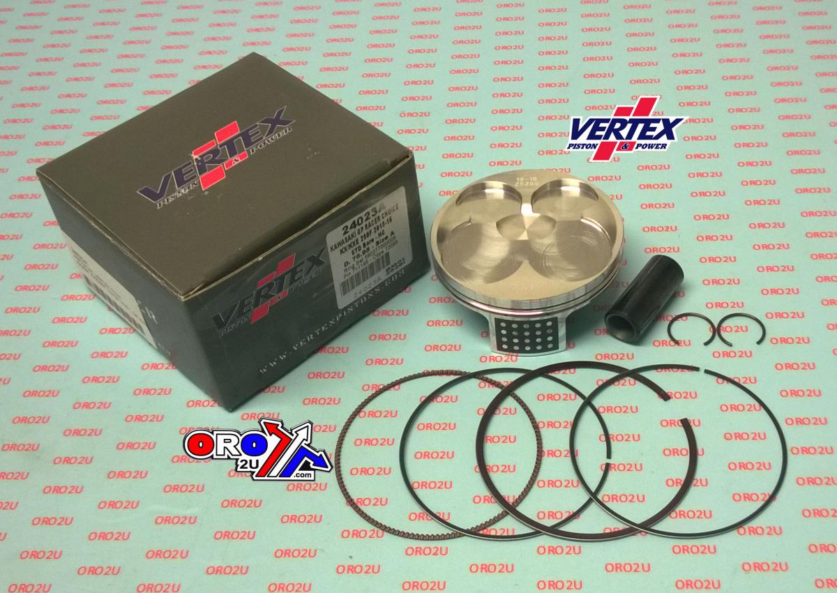 Vertex Piston Kit Vertex 77.0 C Gp Kawasaki KX/kxe 250 15-16, Vertex 24023c Hc Compr 14,8:1 Gp Racers Choice