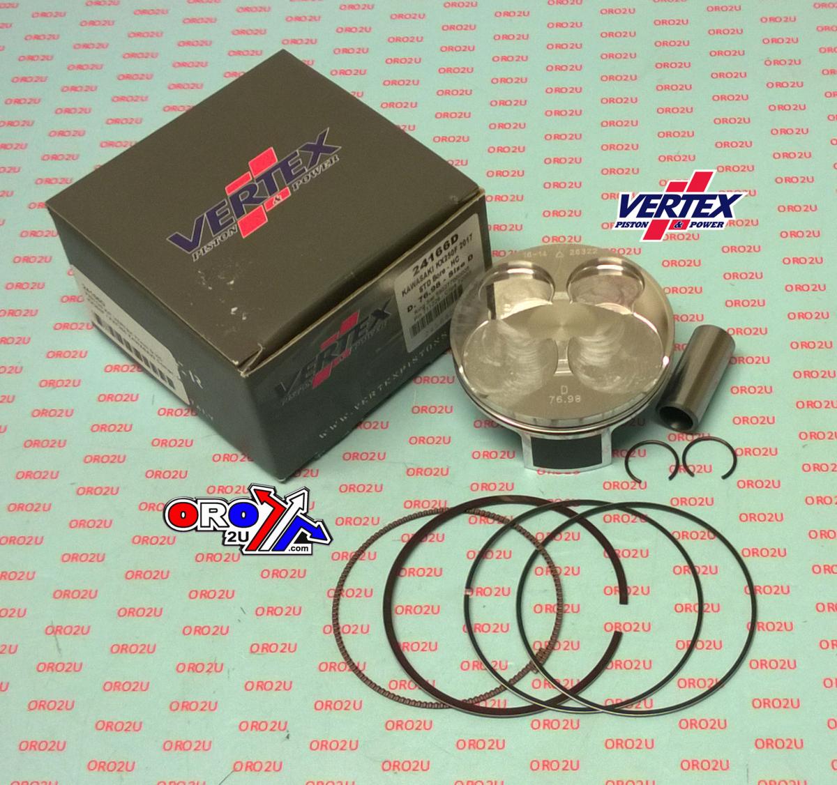 Vertex Piston Kit Vertex 77.0 C Hc Kawasaki KX/KXF 250 2017, Vertex 24166c Hc Compr 14,7:1