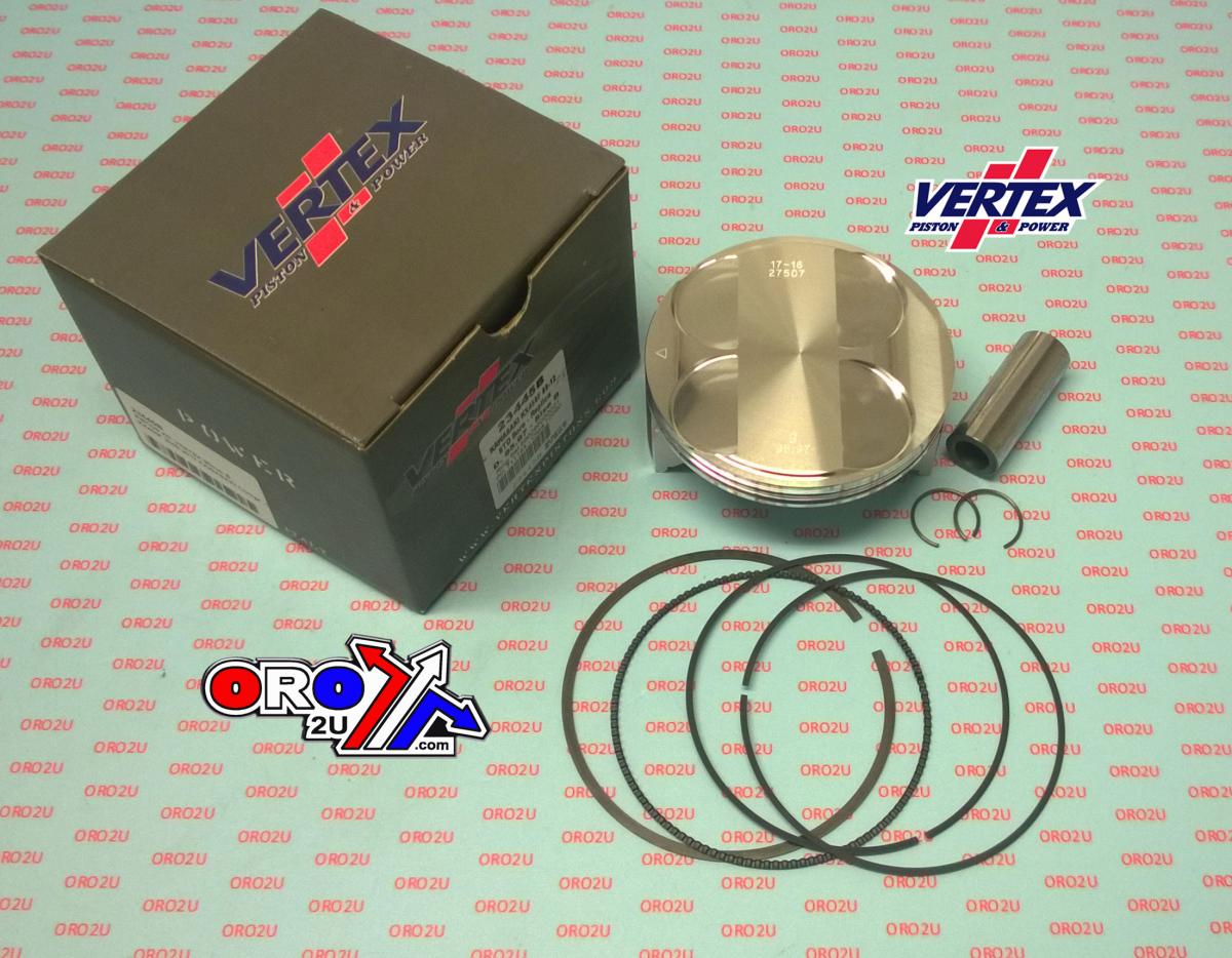 Vertex Piston Kit Vertex 96.0 C Kawasaki KX 450 09-12, Vertex 23445c Compr 12.7:1