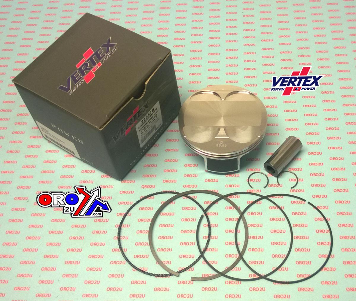 Vertex Piston Kit Vertex 96.0 D Kawasaki KX 450 13-18, Vertex 23857d
