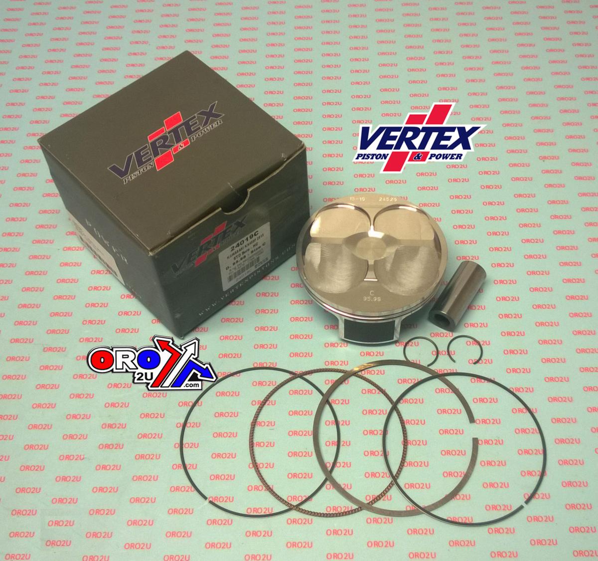 Vertex Piston Kit Vertex 96.0 C Hc Kawasaki KX 450 2015, Vertex 24019c Hc Compr 13,0:1