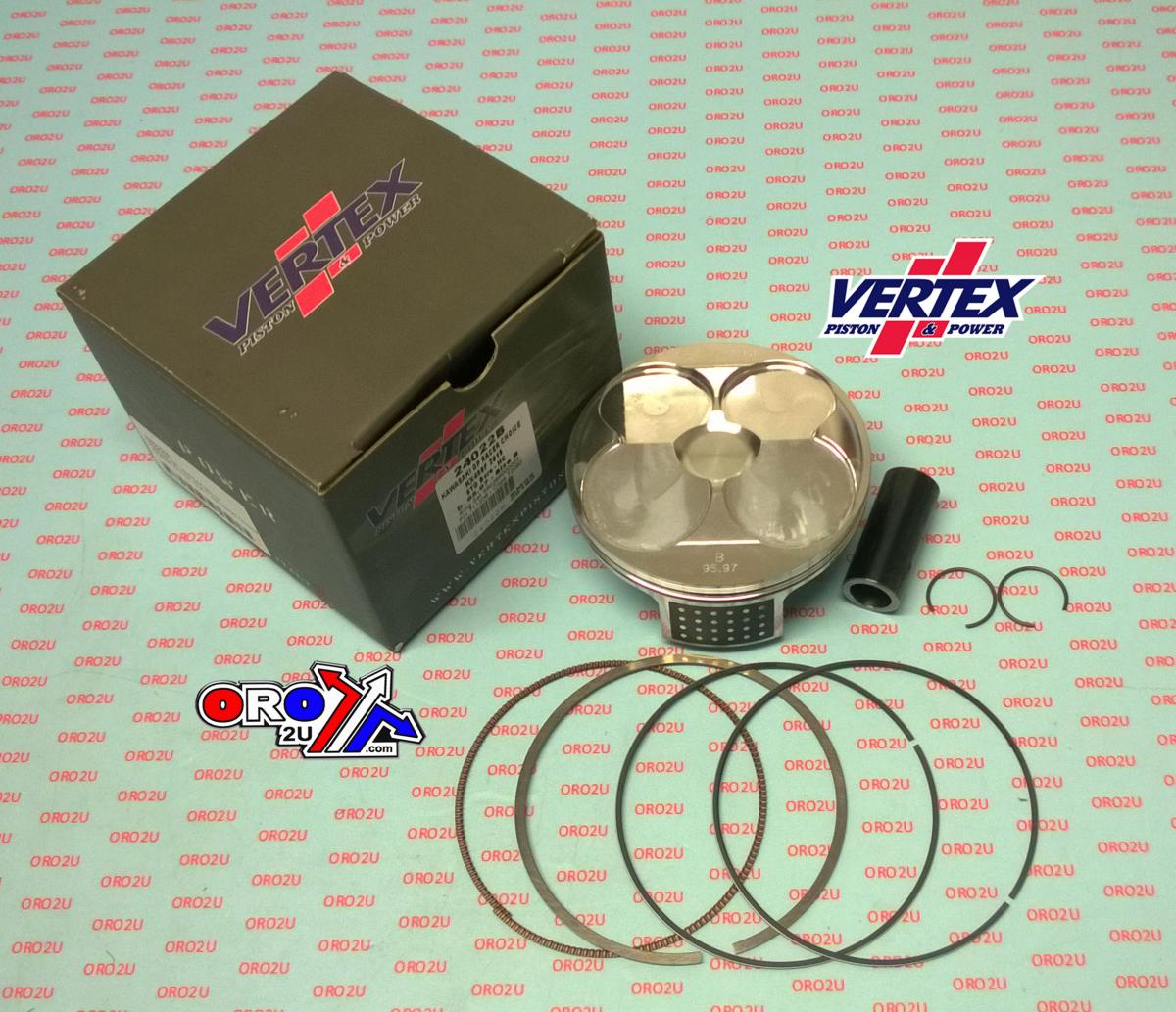 Vertex Piston Kit Vertex 96.0 B Gp Kawasaki KX 450 2015, Vertex 24022b Hc Compr 13,5:1 Gp Racers Choice