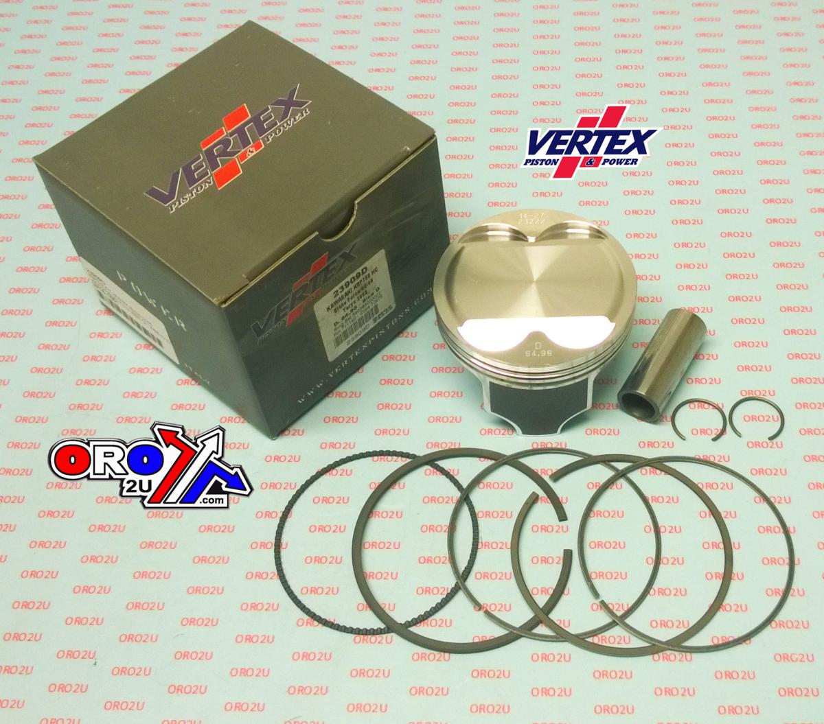 Vertex Piston Kit Vertex 85.0 B Hc Kawasaki Kfx 750 05-14, Vertex 23909b Brute Force/teric Hc Compr 11,5:1
