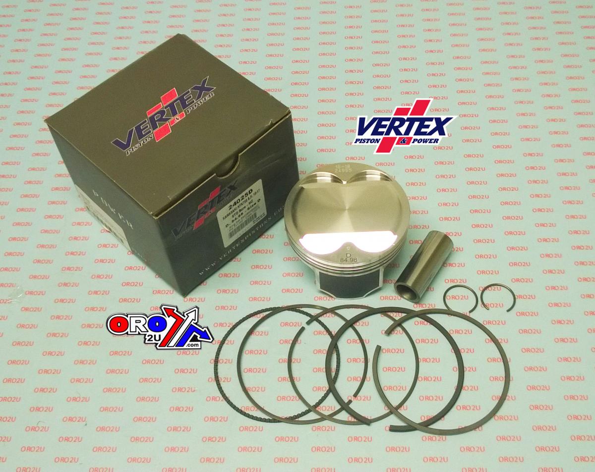 Vertex Piston Kit Vertex 85.0 a Hc Kawasaki Kfx 750 15-17, Vertex 24025a Brute Force Hc Compr 12.1:1