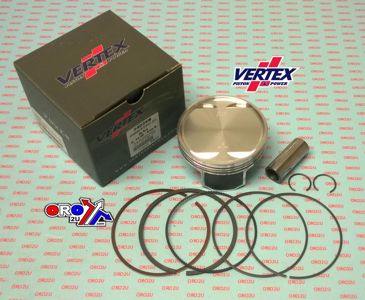 Vertex Piston Kit Vertex 91.0 C Kawasaki Kfx 750 15-17, Vertex 24026c Brute Force Os+6:00 Big Bore
