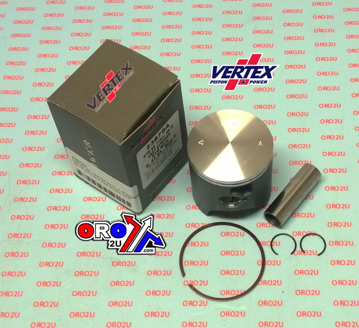Vertex Piston Kit Vertex 52.0 a KTM SX 112 03-16, Vertex 23879a Cast Stroker