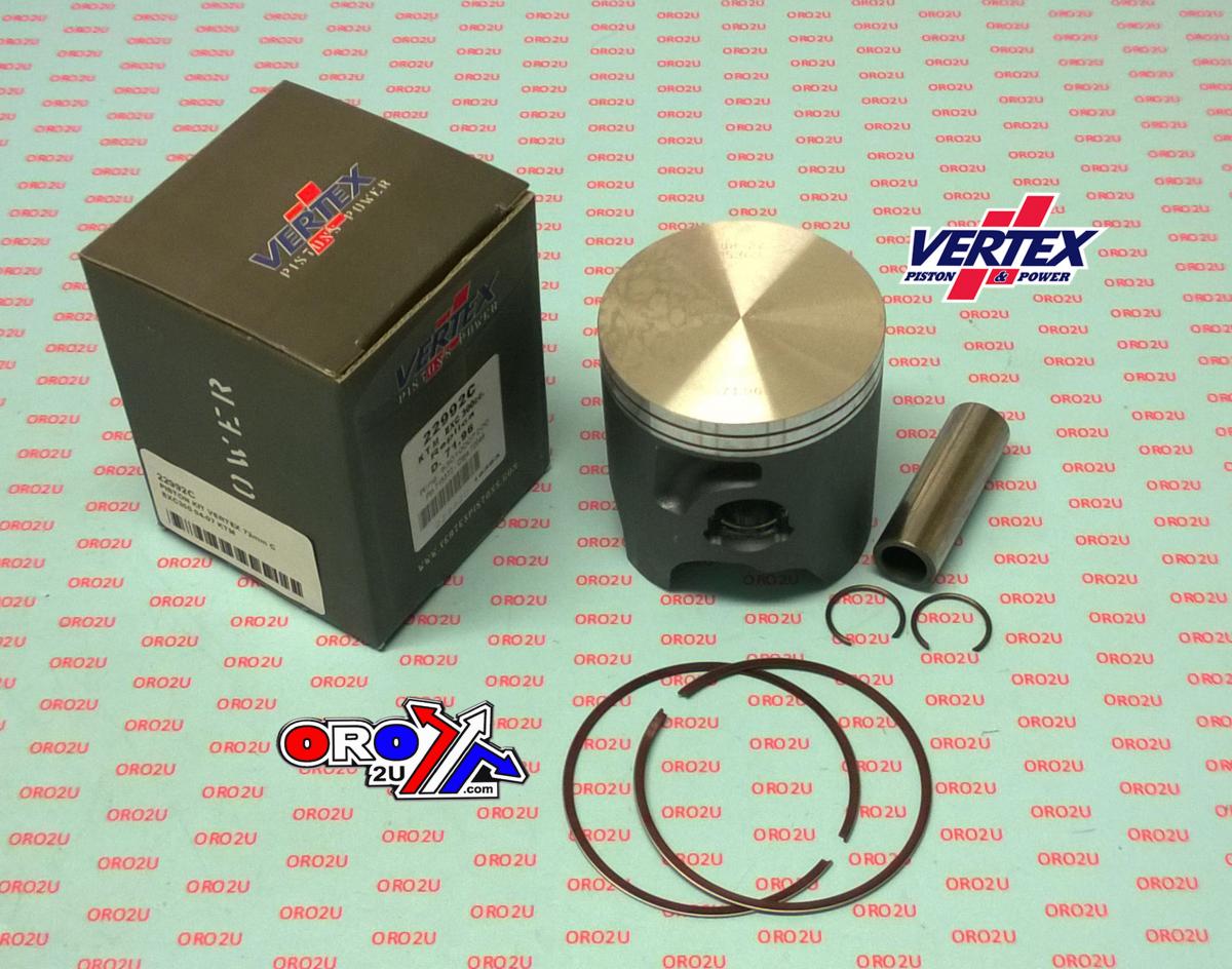 Vertex Piston Kit Vertex 67.5 C KTM SX/gs 250 90-94, Vertex 22442c