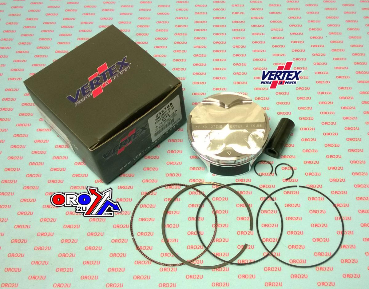 Vertex Piston Kit Vertex 80.0 C KTM SX/EXC 250 06-13, Vertex 23274c Os +4.00 Big Bore Compr 13,3:1