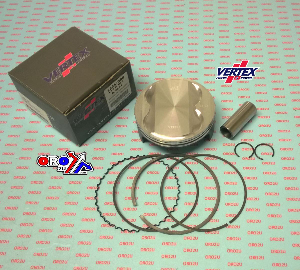 Vertex Piston Kit Vertex 97.0 KTM SX 450 2003-2006 Big Bore, Vertex 22957200 Os +2.00 Compr 12,0:1