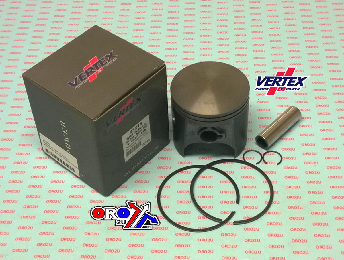 Vertex Piston Kit Vertex 83.5 Polaris 400 ATV Upto 2003, Vertex 23215050 Os +0.50 Trailblazer