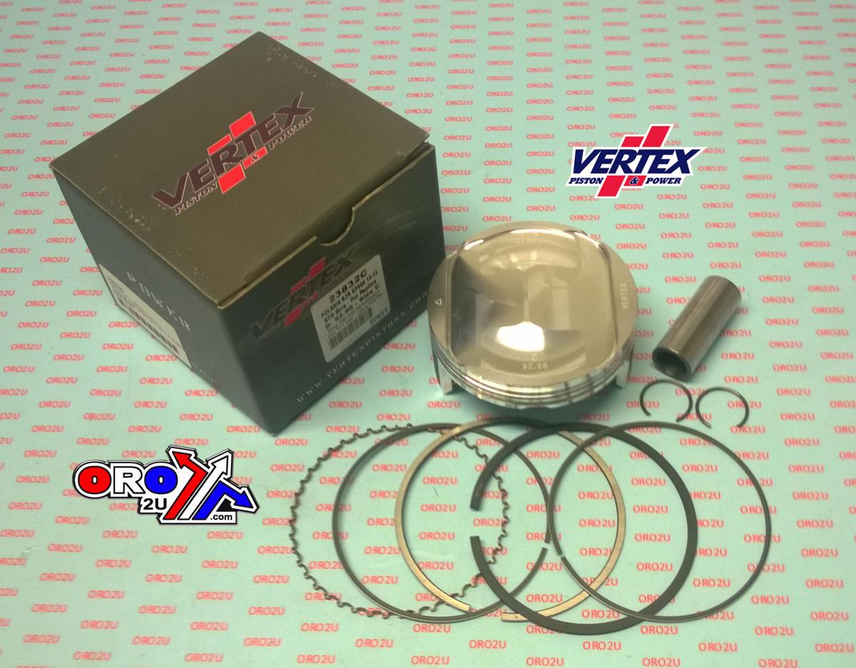Vertex Piston Kit Vertex 93.0 a Polaris RZR 900 11-13, Vertex 23832a Ranger XP900 Compr 10,6:1