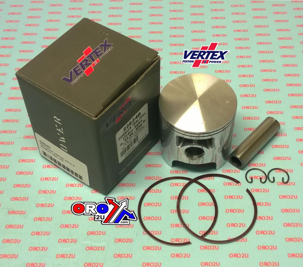Vertex Piston Kit Vertex 64.0 a Sherco Trial 200, Vertex 22624a