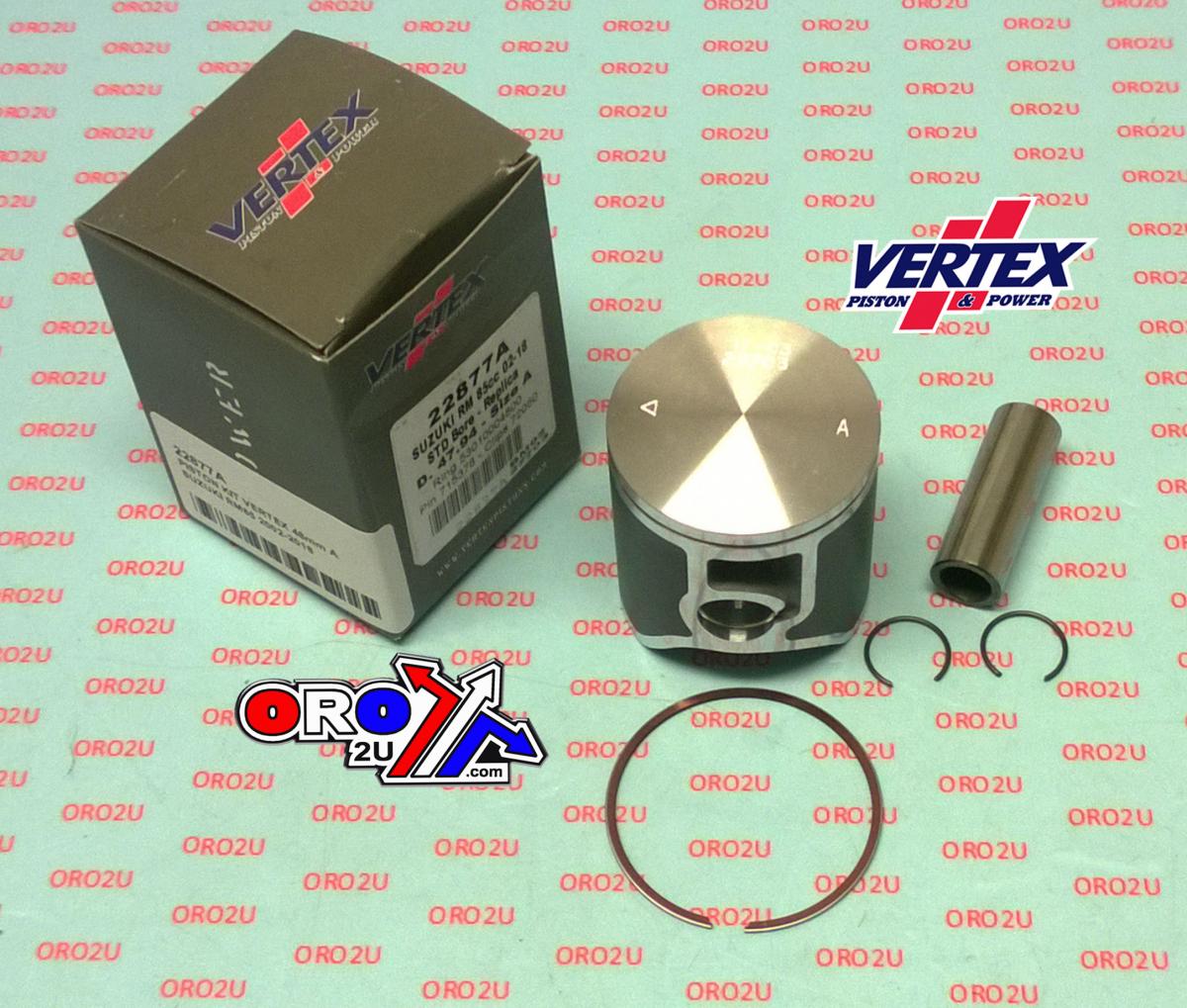 Vertex Piston Kit Vertex 48.0 a Suzuki RM 85 02-18, Vertex 22877a