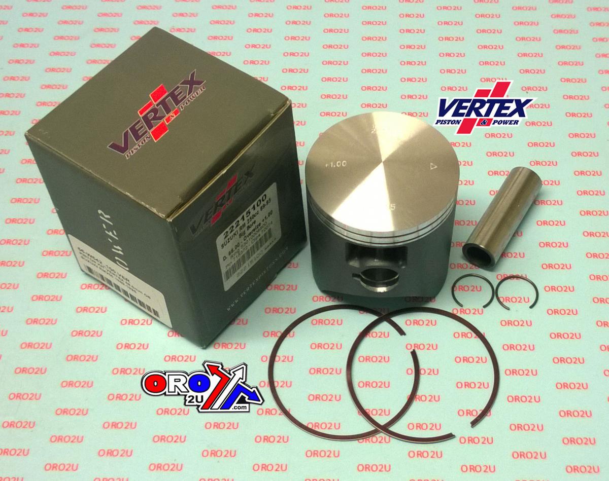 Vertex Piston Kit Vertex 67.0 a Suzuki RM 250 89-95, Vertex 22215a