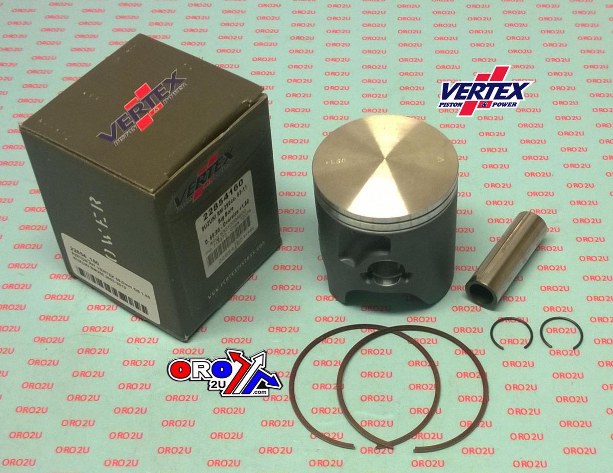 Vertex Piston Kit Vertex 66.4 D Suzuki RM 250 03-12, Vertex 22854d