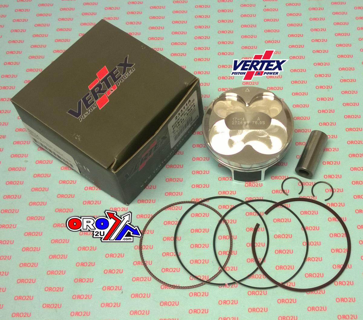 Vertex Piston Kit Vertex 77.0 B Suzuki RMZ 250 07-09, Vertex 23311b Compr 13,4:1