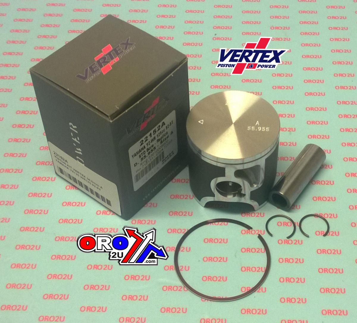 Vertex Piston Kit Vertex 56.0 B Yamaha YZ/WR 125 92-93, Vertex 22152b