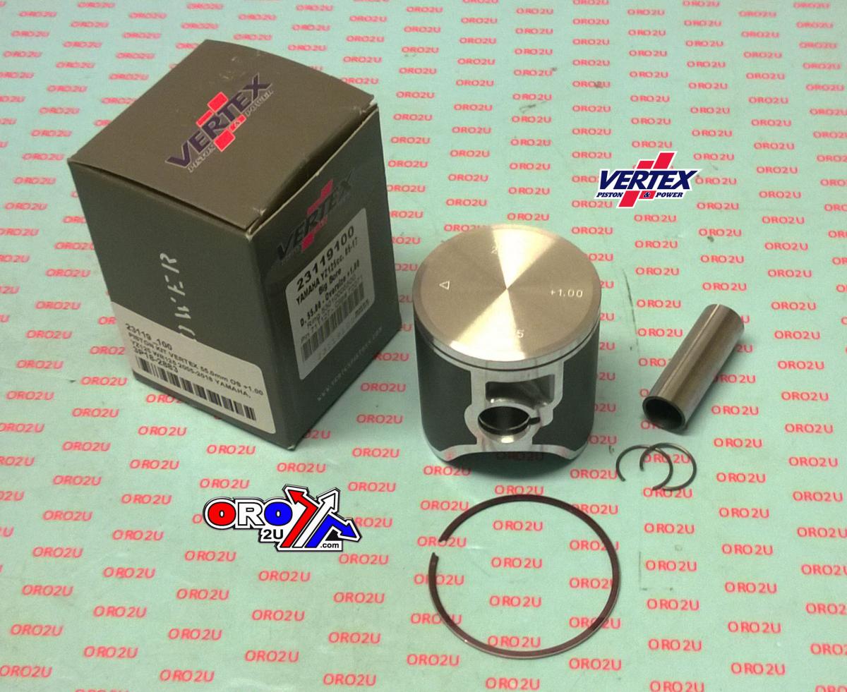 Vertex Piston Kit Vertex 55.0 Yamaha YZ/WR 125 05-21, Vertex 23119100 Os +1.00 Fantic Xe/xx 125 21-22