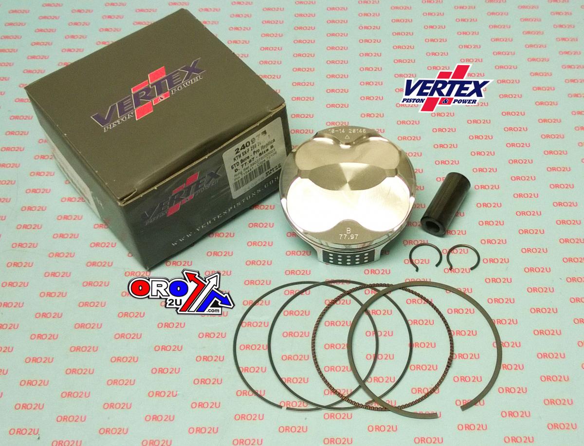 Vertex Piston Kit Vertex 72.0 a Yamaha WR/YZ 250 99-22, Vertex 24079a Os+5.60 Big Bore