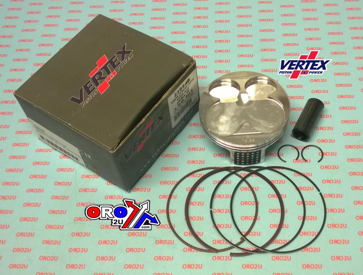 Vertex Piston Kit Vertex 77.0 C Gp Yamaha WR/YZ 250 14-17, Vertex 23954c Hc Compr 14,4:1 Gp Racers Choice